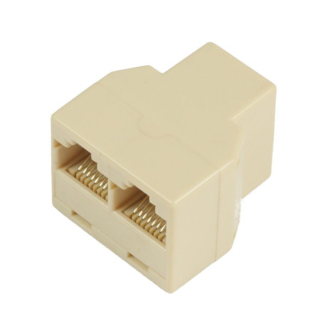 Micro Connect Ethernet Y-Adapter - RJ45 -2xRJ45 - F/F 8P/8C Reference: MPK302