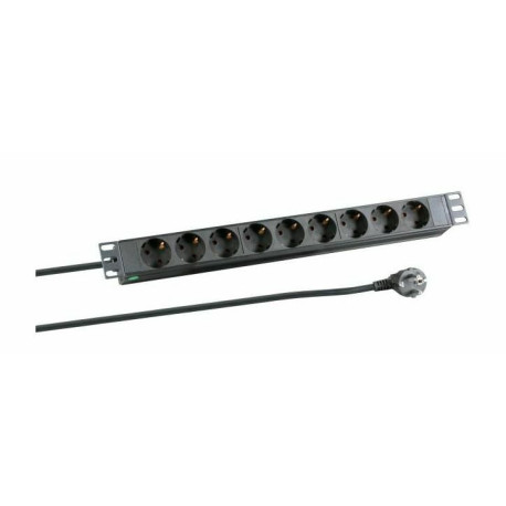 Micro Connect 8-way Outlet strip 19 Inch 3meter 1U 44x44x483mm Reference: CABINETACC23