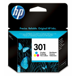 HP Inc. 301 Color Cyan, Magenta, Yellow 150 Pages Ink CH562EE