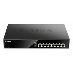 D-Link DGS-1008MP Unmanaged Switch - 8x Gigabit Ethernet PoE+ - 140W