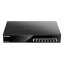 D-Link DGS-1008MP Unmanaged Switch - 8x Gigabit Ethernet PoE+ - 140W