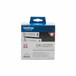 Brother DK 22251 Labels continuous Paper 6.2 cm x 15.24 m 1 roll Reference: DK22251