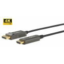 Micro Connect Premium Optic DP - HDMI Cable 10m cable DP 1.4 - HDMI 2.0 Reference: DP-HDMI-1000V1.4OP