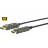 Micro Connect Premium Optic DP - HDMI Cable 20m cable DP 1.4 - HDMI 2.0 Reference: DP-HDMI-2000V1.4OP