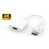 Micro Connect Active Displayport Adapter 1.2 DP male to HDMI female White Reference: DPHDMI3W