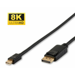 Micro Connect 8K Mini Displayport to Displayport Cable 0.5m Reference: DP-MMG-050MBV1.4