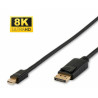 Micro Connect 8K Mini Displayport to Displayport Cable 0.5m Reference: DP-MMG-050MBV1.4