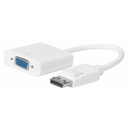 Micro Connect Displayport-VGA M-F, 15cm White V1.2 Active Reference: DPVGA15CMW