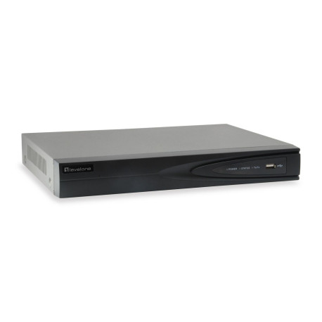 LevelOne NVR-0504 4-Channel Network Video Rec. PoE H.265 264