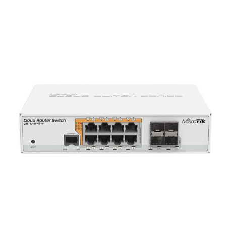 MikroTik 8P+4 CRS112-8P-4S-IN PoE+ M RM