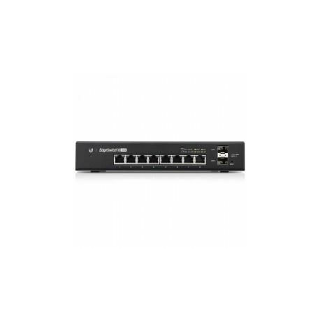 Ubiquiti EdgeSwitch 8-Port ES-8-150W PoE+ - 150W - 2x SFP - desktop and wall