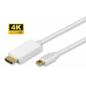 Micro Connect 4K Mini Displayport to HDMI Cable 3m incl. audio Reference: MDPHDMI3-4K