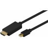 Micro Connect Mini Displayport to HDMI Cable 3m incl. audio Reference: MDPHDMI3B