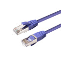 Micro Connect S/FTP CAT6 0.25m Purple LSZH PiMF (Pairs in metal foil) Reference: SSTP60025P