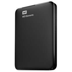 Western Digital Elements Portable Harddisk WDBUZG0010BBK 1TB USB 3.0 Reference: WDBUZG0010BBK-WESN