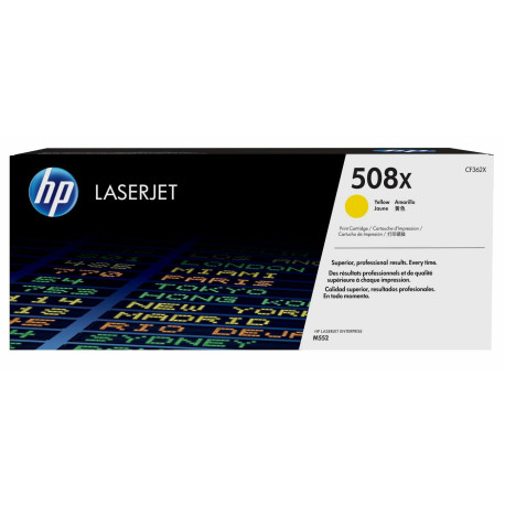 HP Inc. 508X Gul 9500 sider Toner CF362X