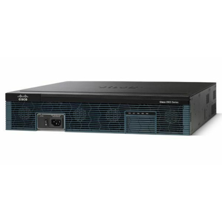 Cisco Router - Gigabit Ethernet - 4EHWIC - 3DSP- 1 ISM - 256MB CF - 512MB - DRAM - IP Base Reference: CISCO2951/K9 [Refurbished]