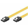 Micro Connect SATA cable 6GB, SATA III 0,30M 7-Pole to 7-Pole SATA plugs Reference: SAT15003C6