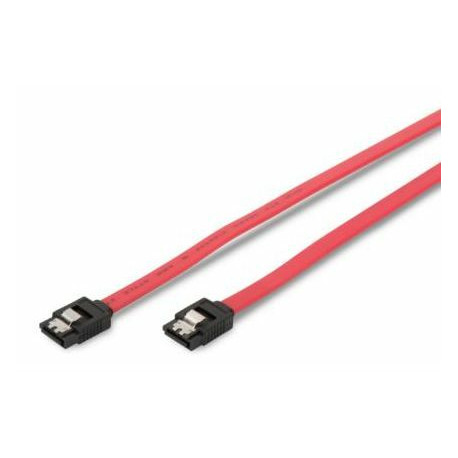 Micro Connect SATA Cable 50cm with Clip 7-Pole to 7-Pole SATA plugs Reference: SAT15005C