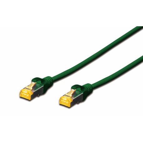 Micro Connect S/FTPCAT6A 0.5M Green Snagless LSZH Full copper AWG27 Reference: SFTP6A005GBOOTED