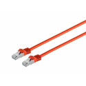 Micro Connect RJ45 patch cord S/FTP (PiMF), w. CAT 7 raw cable 0.5m Red Reference: SFTP7005R