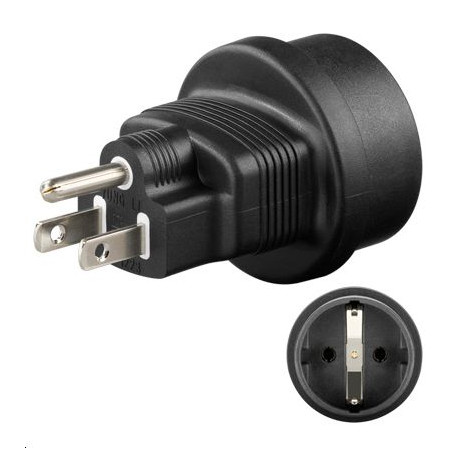 Micro Connect Universal Power Travel Adapter USto Schuko Reference: PETRAVEL3