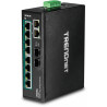 Trendnet Industrial switch 10Port Gbit PoE+ metal Reference: TI-PG102