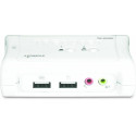 Trendnet KVM 2-USB switch kit with audio Reference: TK-209K