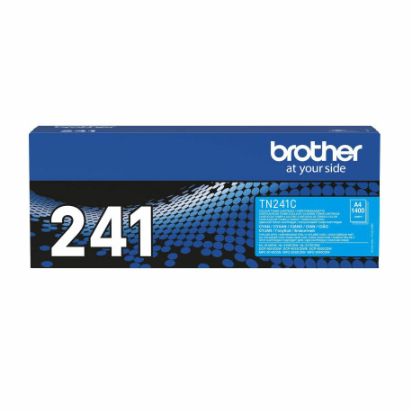 Brother TN 241C Cyan 1400 Pages Toner Reference: TN241C