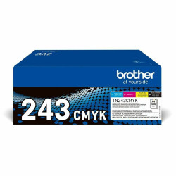 Brother TN 243CMYK Value Pack Black Yellow Cyan Magenta 1000 pages Toner Reference: TN243CMYK