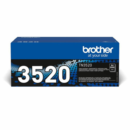 Brother TN 3520 Black 20000 pages Toner Reference: TN3520