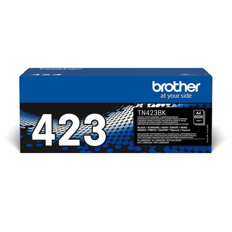 Brother TN 423BK Black 6500 Pages Toner Reference: TN423BK