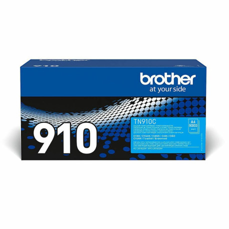 Brother TN 910C Cyan 9000 sider Toner Reference: TN910C