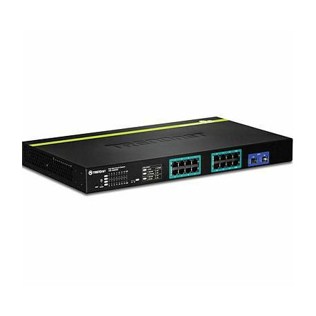 Trendnet Switch 16 Port Gbit Managed L2 PoE+ 185W WebSmart Reference: TPE-1620WS