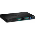 Trendnet Switch 28 Port Gbit Managed PoE+ 370W WebSmart 19 Reference: TPE-5028WS