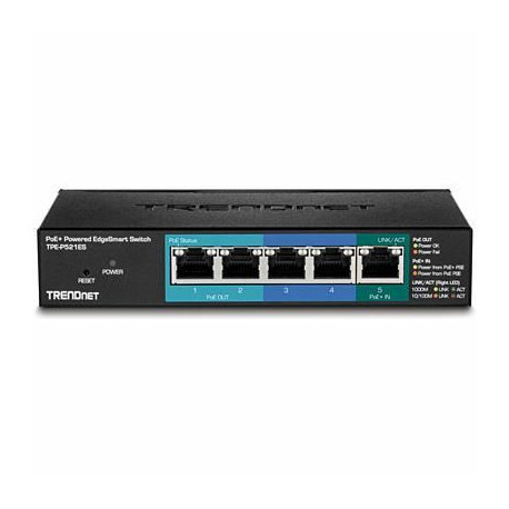 Trendnet TPE P521ES Switch 5-Ports Gigabit PoE+ Reference: TPE-P521ES