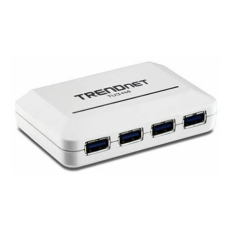 Trendnet TU3-H4 interface hub 5000 Mbit s White