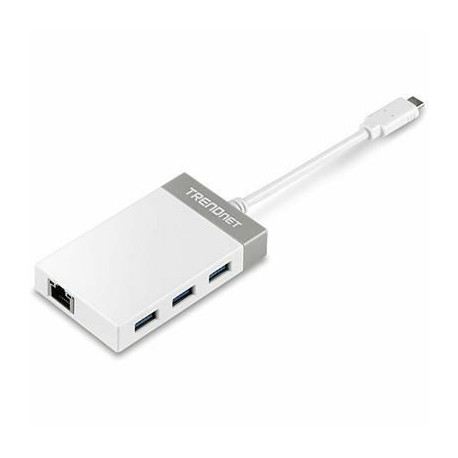 Trendnet USB-C to Gigabit Ethernet hub and 3x USB 3.0 Reference: TUC-ETGH3