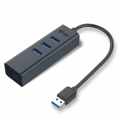 I-Tec USB 3.0 Metal 3-port HUB with Gigabit RJ45 LAN adapter Reference: U3METALG3HUB