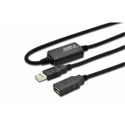 Micro Connect Active USB 2.0 cable, A-A M-F With integrated repeater 5m Reference: USB2.0AAF05A