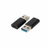 Micro Connect USB3.0 A - USB-C M-F, Black Adapter Reference: USB3.0ACF