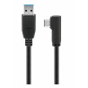 Micro Connect USB-C to USB3.0 A Cable, 0.5m Black for synching and Reference: USB3.1CA05A