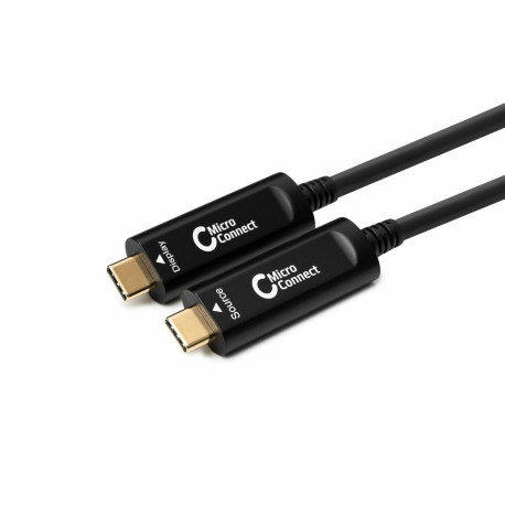 Micro Connect Premium Optic USB-C 20m Supporting 4K60Hz Only Reference: USB3.1CC20OP