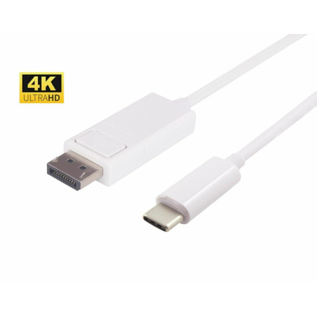 Micro Connect 4K USB-C to Displayport Cable 2m Reference: USB3.1CDPB2W