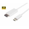 Micro Connect 4K USB-C to Displayport Cable 2m Reference: USB3.1CDPB2W