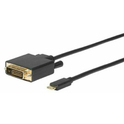 Micro Connect USB-C to DVI-D Cable 1.8m USB-C to DVI-D (DL) 24+1 pin Reference: USB3.1CDVI18B