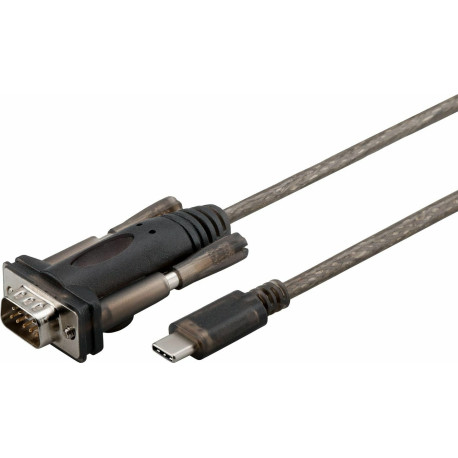 Micro Connect USB - C - Serial DB9 1m M-M USB 3.1 Type C - Serial DB9 M Reference: USB3.1CRS232