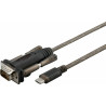 Micro Connect USB - C - Serial DB9 1m M-M USB 3.1 Type C - Serial DB9 M Reference: USB3.1CRS232