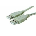 Micro Connect USB2.0 A-A 3m M-M, Grey Hi-Speed cable Reference: USBAA3