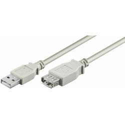 Micro Connect USB2.0 Extension A-A 1.8m M-F grey Reference: USBAAF2